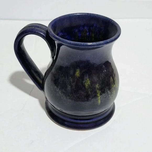 Grey Fox Pottery Coffee Mug 12 oz Handmade Michigan Renaissance Festival 2010 - Picture 2 of 5